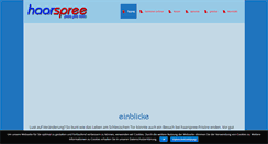 Desktop Screenshot of haarspree.de